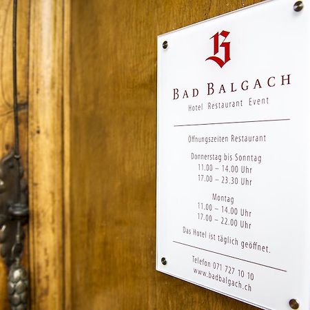 Bad Balgach Hotel Exterior foto